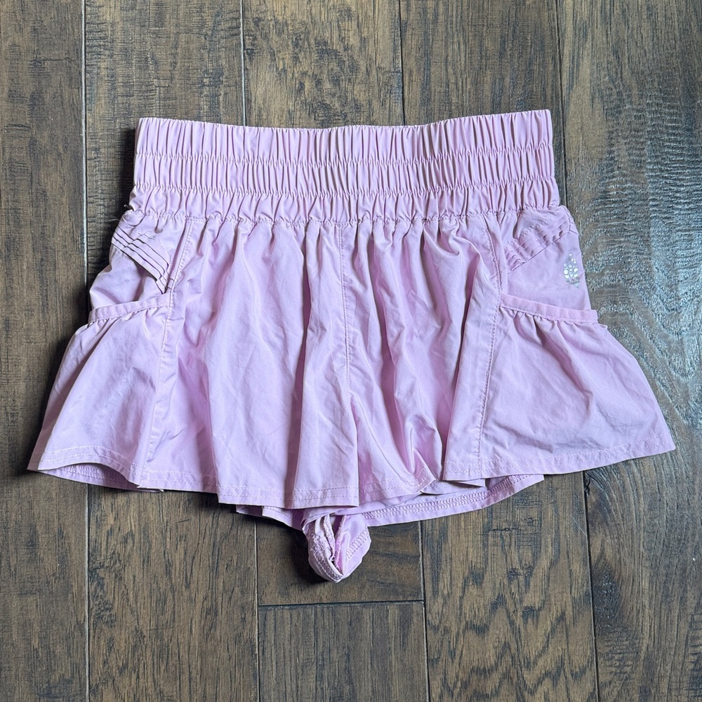 FP Movement Get Your Flirt On Shorts - Powder Pink - Picture 4 of 8